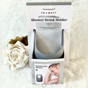 New with tag SHOWER DRINK HOLDER STAYS PUT Easy to apply GRAY #showerdrinkholder